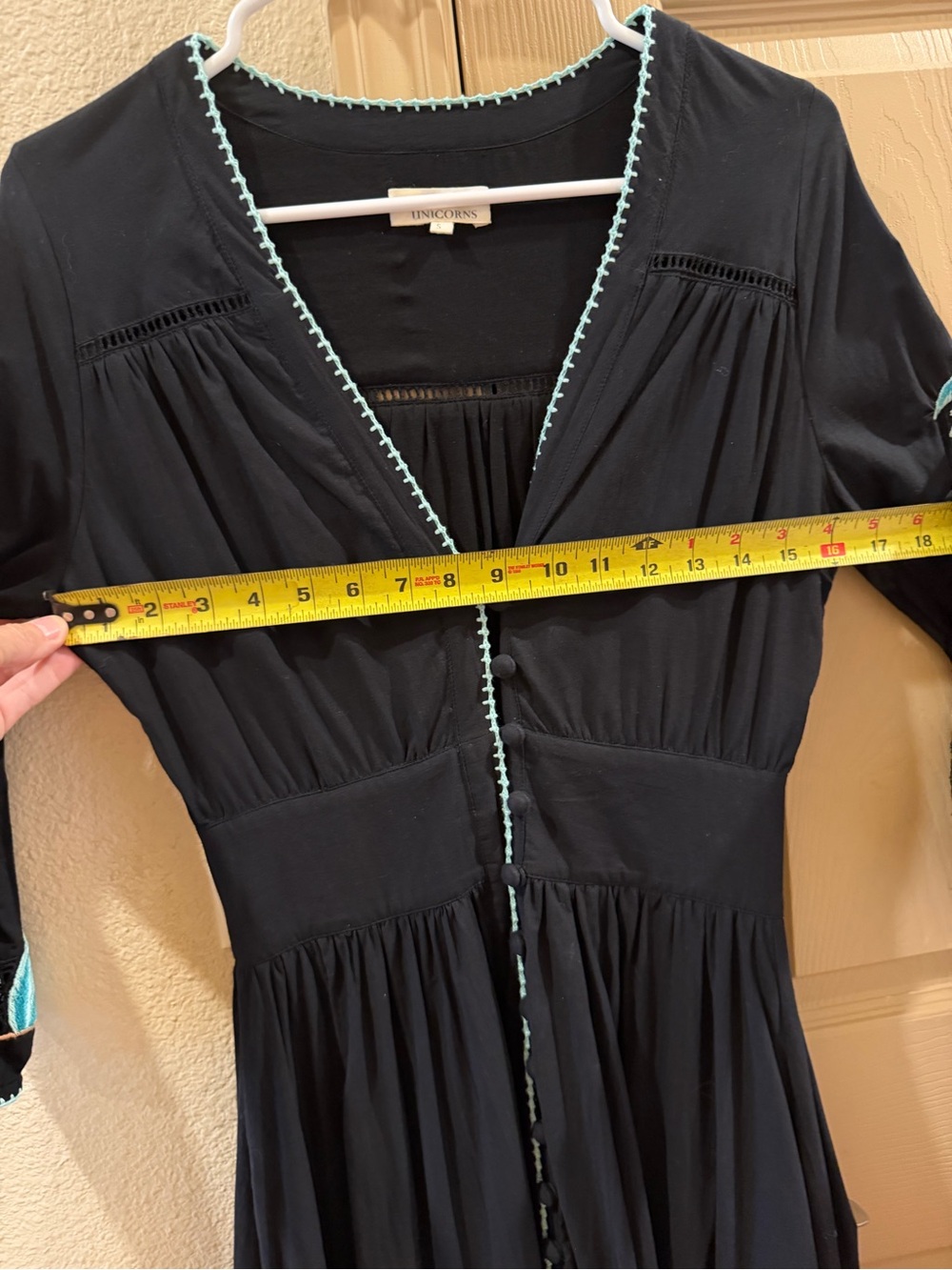 NWOT Chasing Unicorns 🌴 Night Palm dress Small - Picture 13 of 16